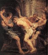 RUBENS, Pieter Pauwel The Flagellation of Christ oil on canvas